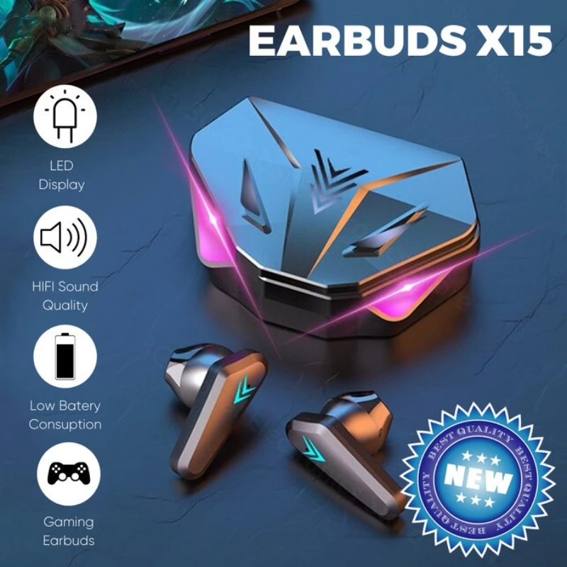 1PCS X15 TWS X15 Pro Wireless  - Esports Gaming Gear review and price
