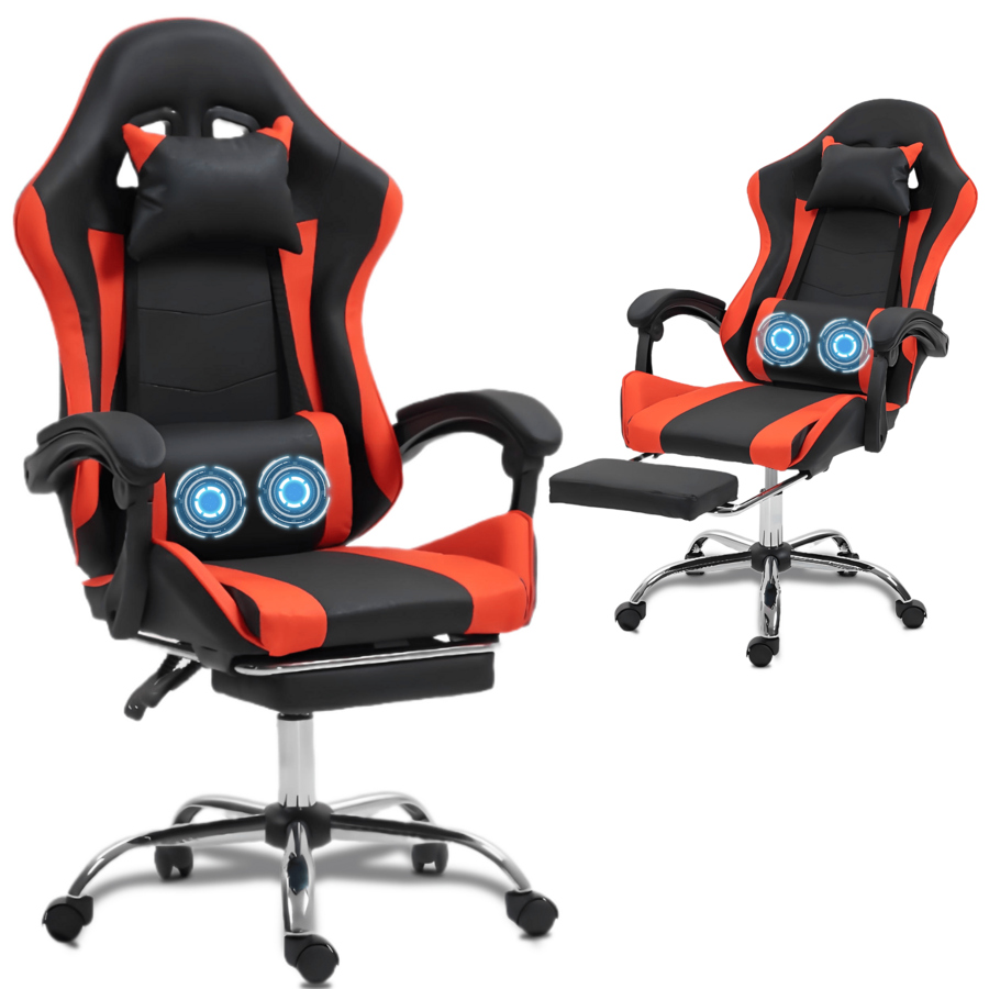 Gaming Chair With Massage Lumb - Video Gaming & Esports Usd Acc review and price