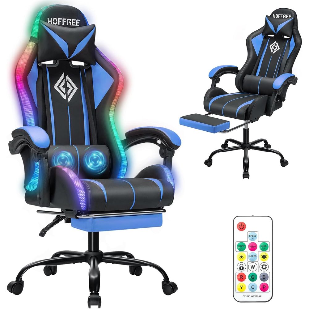 LED Gaming Chair with Massage  - Video Gaming & Esports Usd Acc review and price
