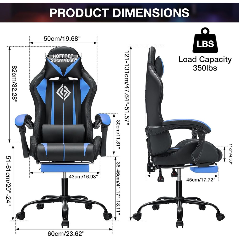 LED Gaming Chair with Massage  - Video Gaming & Esports Usd Acc review and price
