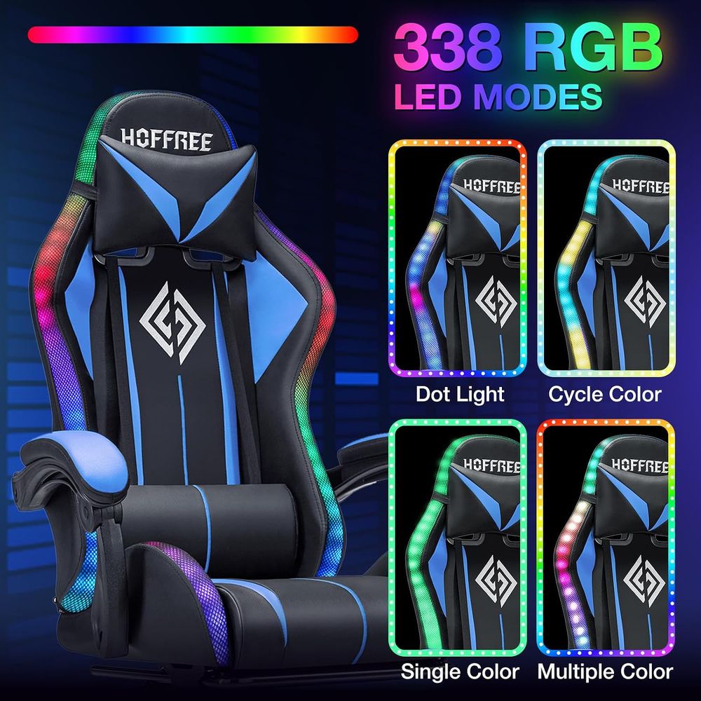 LED Gaming Chair with Massage  - Video Gaming & Esports Usd Acc review and price